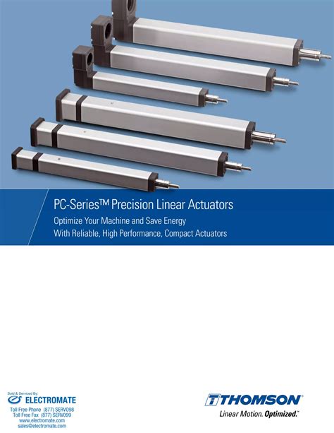 thomson linear actuator catalog